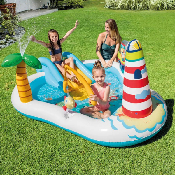 INTEX Надувной игровой центр “Рыбалка” 218x188x99 см, 182л, до 81кг, 2+