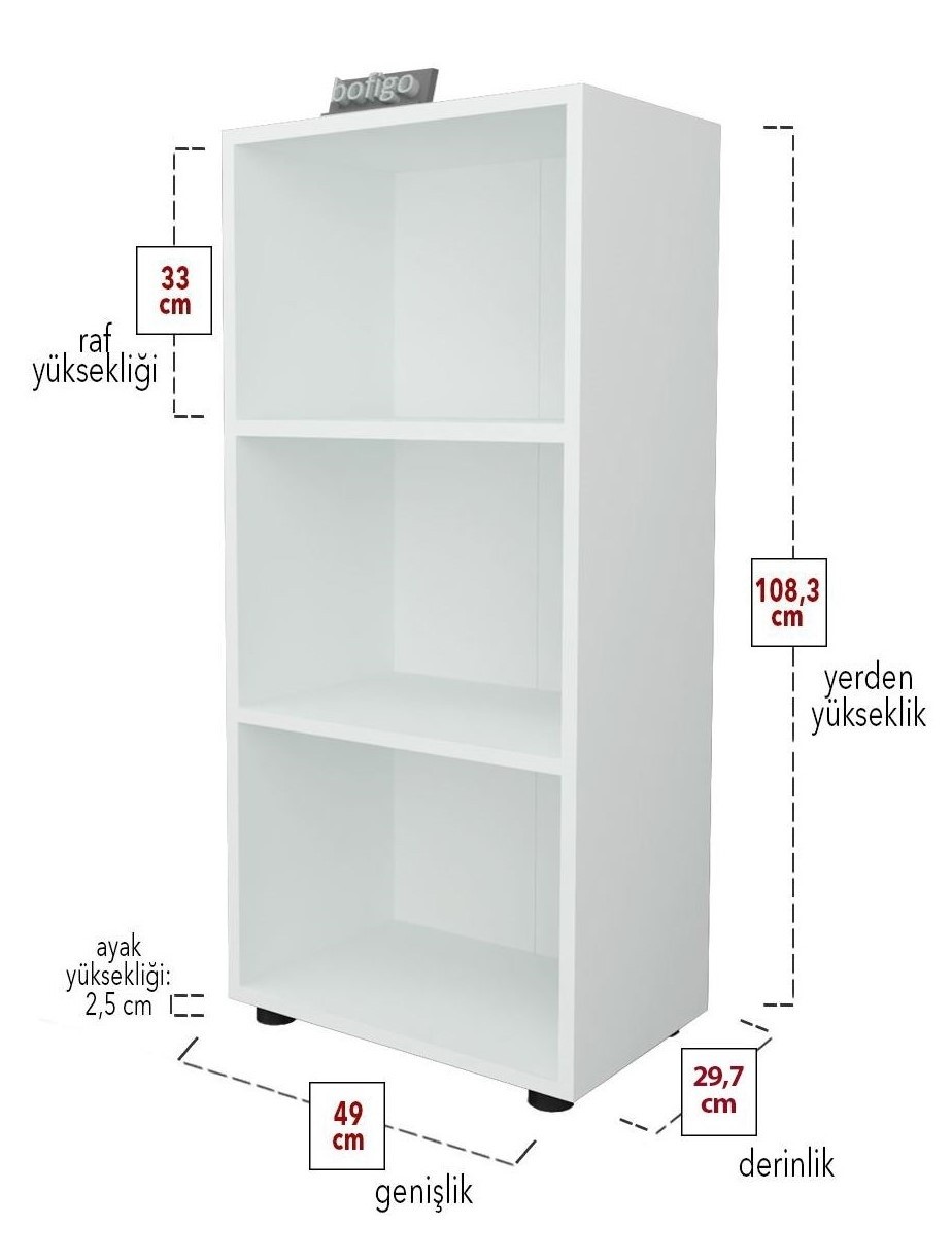 Стеллаж Bofigo 13-23-01 White