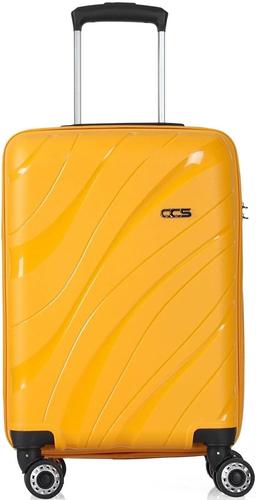 Чемодан CCS 5223 M Yellow