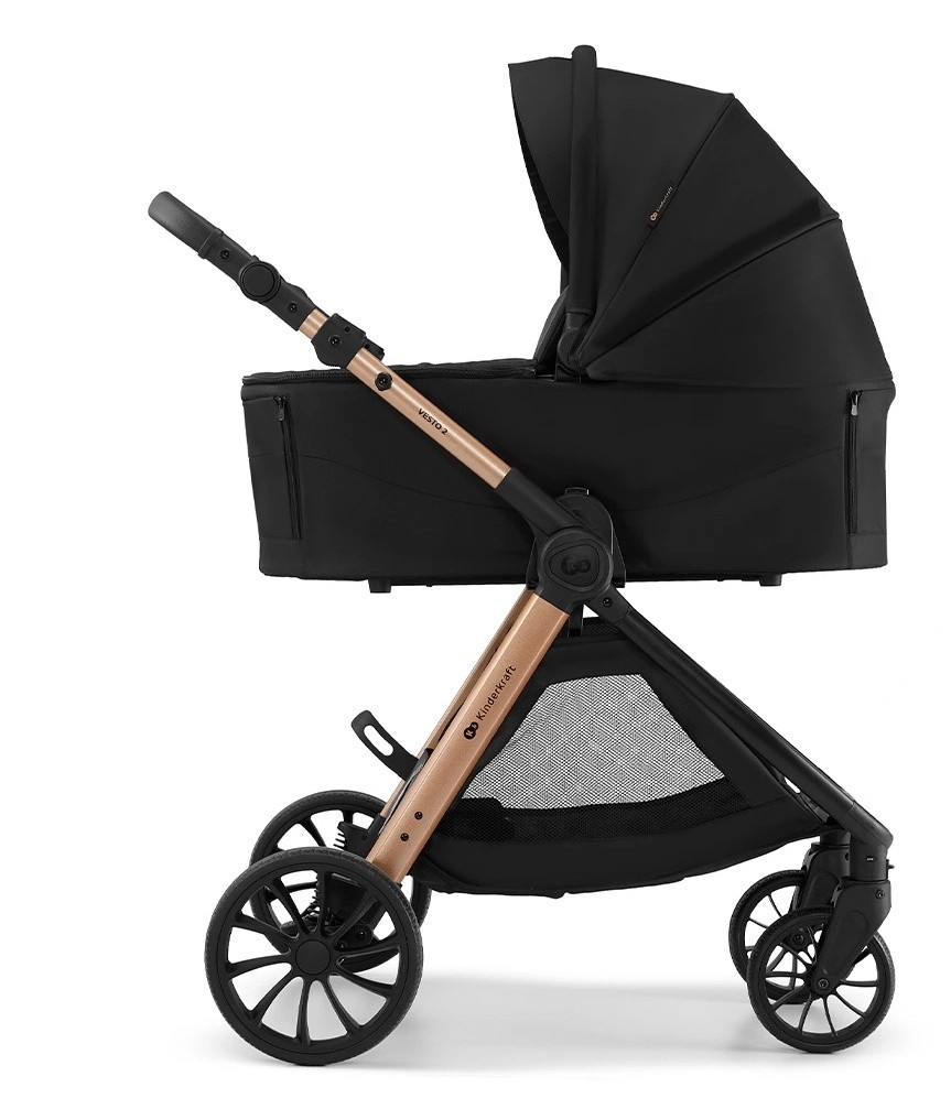 Коляска Kinderkraft 2in1 Vesto 2 Black (KSVEST02BLK2000)