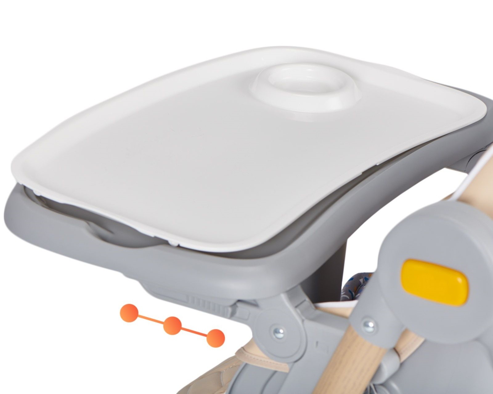 Стульчик для кормления Kinderkraft Lastree Wood (KHLAST00BEGW000)